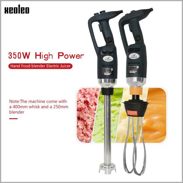 

xeoleo commercial immersion blender portable handheld blender with whisk 350w hand electric juicer ice cream mixer
