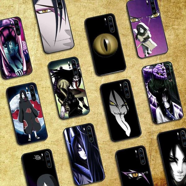 

3cartoon naruto orochimaru mobile phone huawei p mate 10 20 30 40 lite pro smart z 2019 nova 5t black bumper cover soft pa
