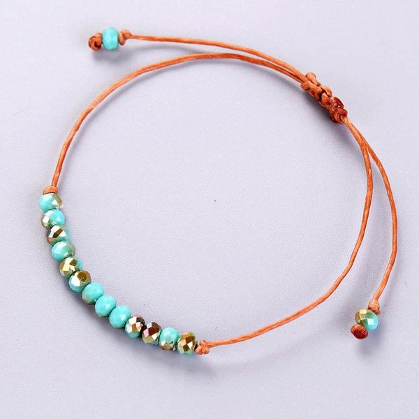 

simple bracelet handmade boho half plating crystal bracelet friendship bead bracelet wedding gift dropshipping jewelry bbybhp, Golden;silver