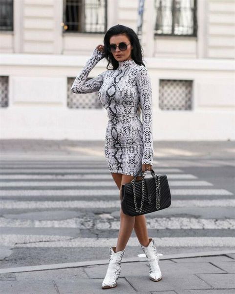 

women long sleeve bodycon dress ladies high neck party cocktail mini dress1, Black;gray