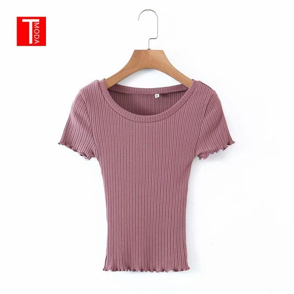

women's t-shirt tmoda548 women basic big strethy pink t shirt short sleeve o neck tees ladies casual tee street wear, White