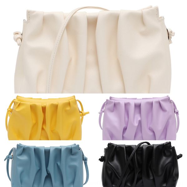 

yunduo 2020 summer new pleated fashion shoulder women's korean shoulder small square small square bag version of cross bag women's
