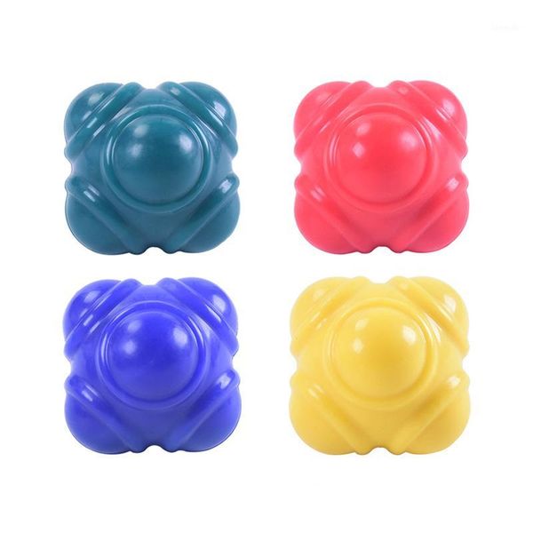

fitness balls hexagonal reaction ball silicone agility coordination reflex exercise training massage sensory physical therapy1
