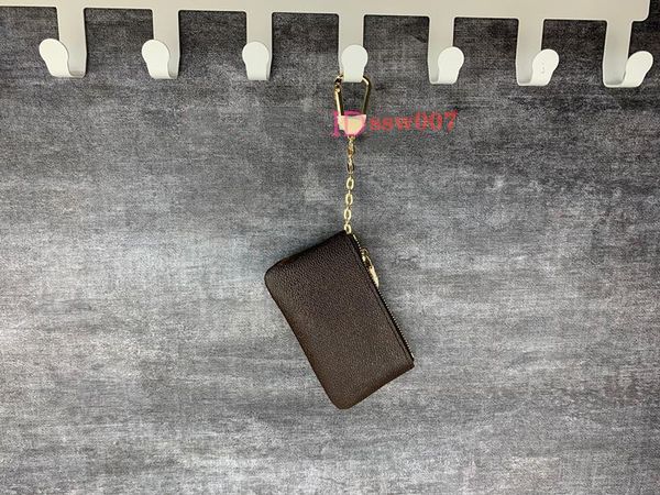 

2020 new 4 color key pouch damier leather holds fashion classical women man key holder coin purse small leather key wallets