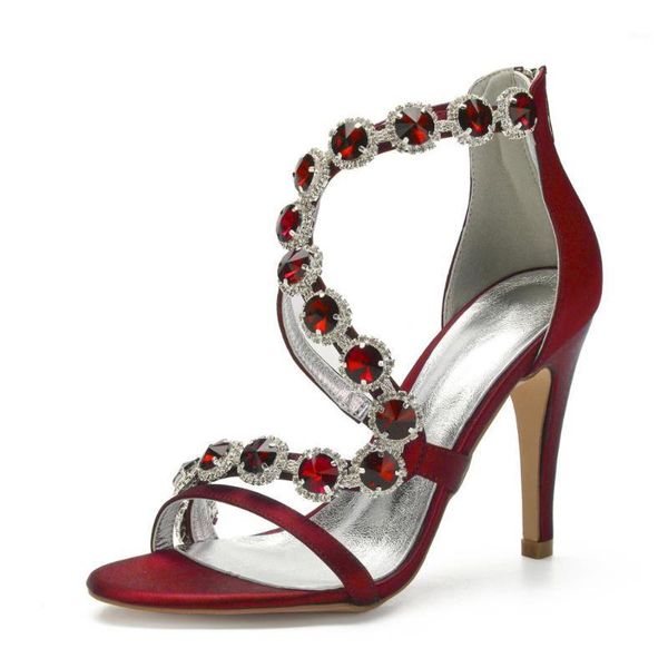 

sandals satin evening dress strappy shoes with tassel pearls wedding party prom club show lady summer bridal pumps1, Black