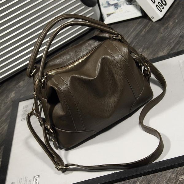 

women shoulder ladies handbag pu portable bags handbags leather bag