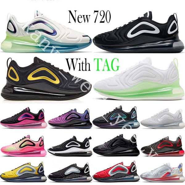

2020 new arrivals 720 bubble pack trainers mens womens running sports shoes be true undercover x golden aqua powder outdoors men sneakers, White;red