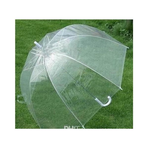 

100 pcs 34" big clear cute bubble deep dome umbrella gossip girl wind resistance with high wmtgnu bdenet