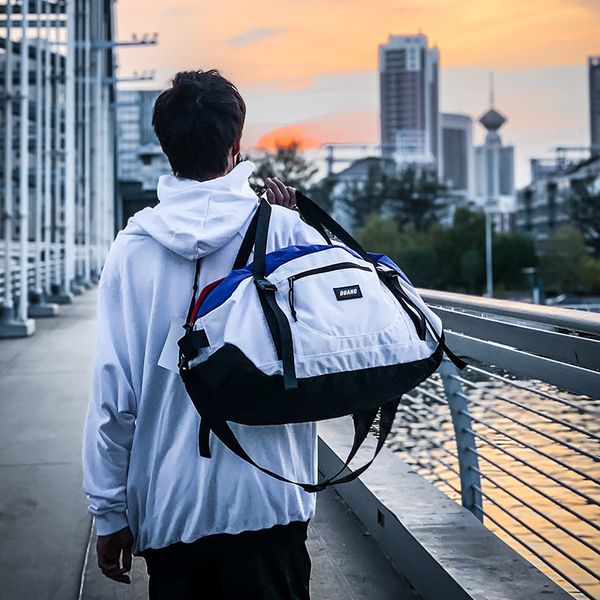 

short distance women and men large capacity portable travel for carrying fitness exercise one shoulder luggage bag c1111