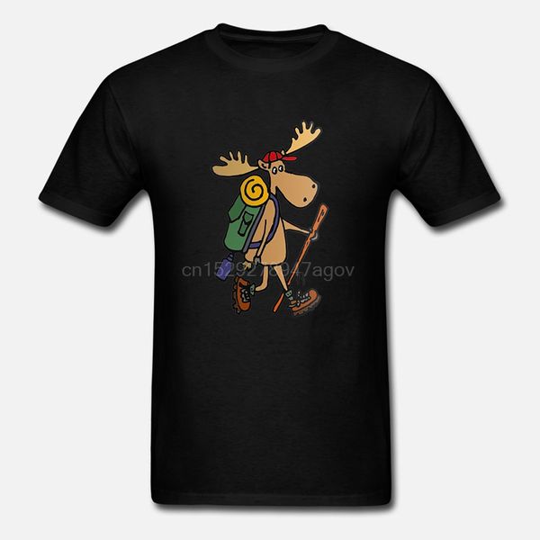 

men humorous funky moose hiker moose printed hoodie designers t shirts sweatshirt