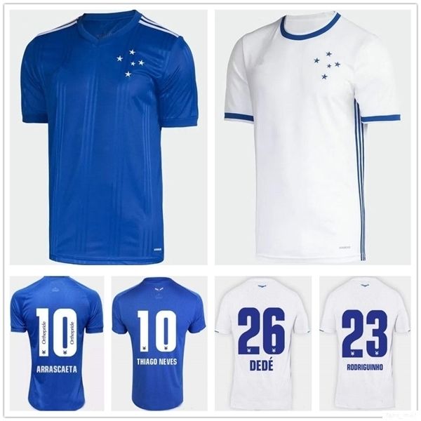 

2020 новый cruzeiro футбол джерси 20 21 главных синие 10 arrascaeta 8 henrique футбола рубашки away white 9 fred dede пользовательского футб, Black;yellow