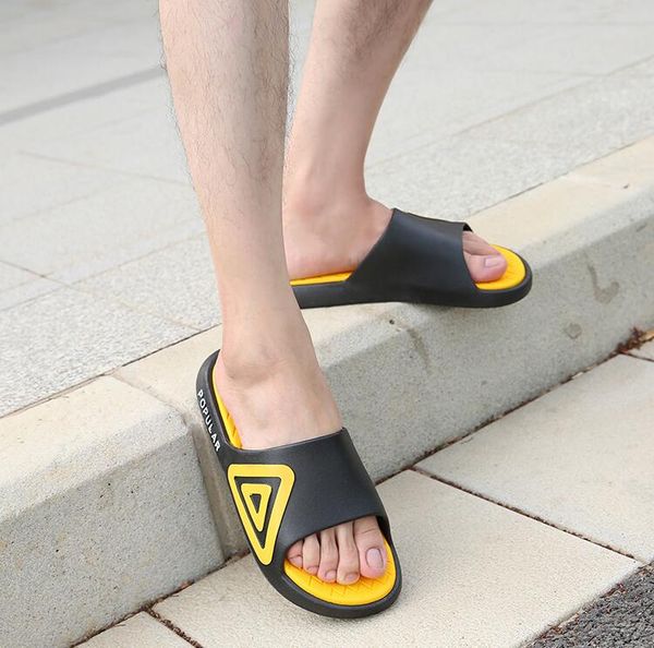 

sandals men women soft slippers slides black white yellow flip flops mens womens beach l sandal size 36-45 09