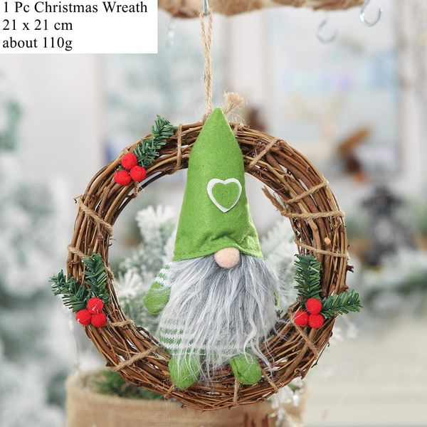 

luanqi christmas natural rattan wreath diy christmas doll wedding decoration garland material home wedding door wall ornament wmtlkb