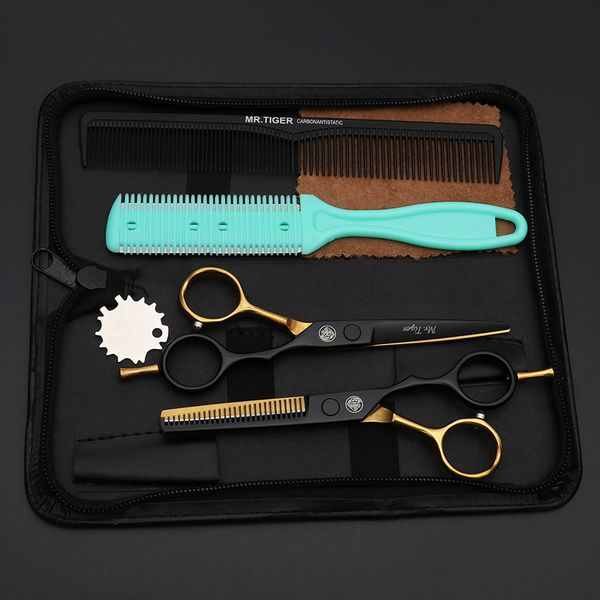 

5.5 inch professional japan steel hairdressing scissors thinning shears hair barber scissors set hair cutting shears scissor haircut