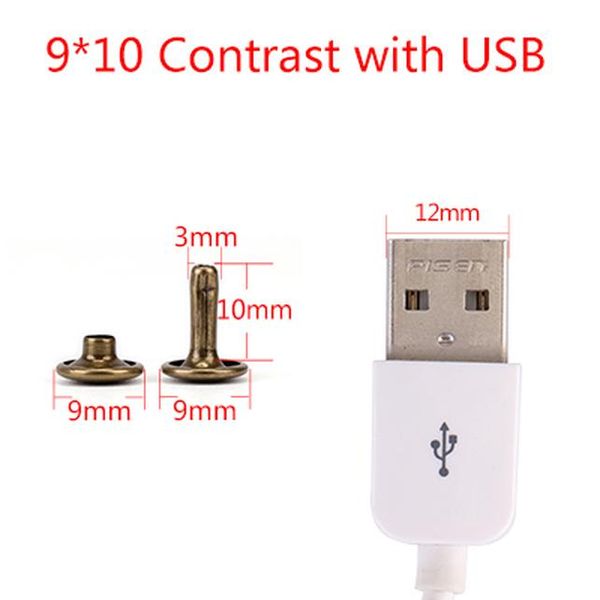 

9мм leather crafts brass double cap шитье rivet of metal punk bag belt bracellet одежда одежда швейные заклепку 50шт лот wmtzif bdegarden