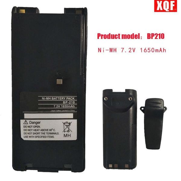

xqf ni-mh 7.2v 1650mah battery for icom radio ic-f11 f11s f4gs bp-210n1