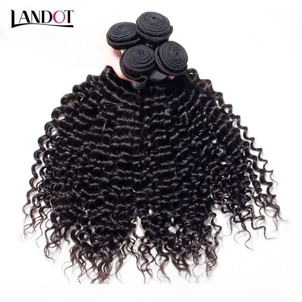 

8a brazilian curly virgin hair peruvian malaysian indian mongolian deep jerry curly human hair weaves bundles remy hair extensions, Black