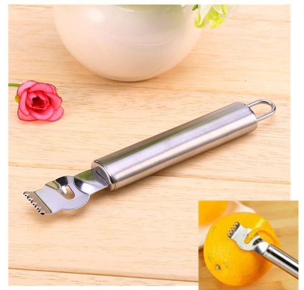 

1pc stainless steel fruit peelers lemon orange zester citrus grater stainless steel grips lime zest jllcrm fight2010