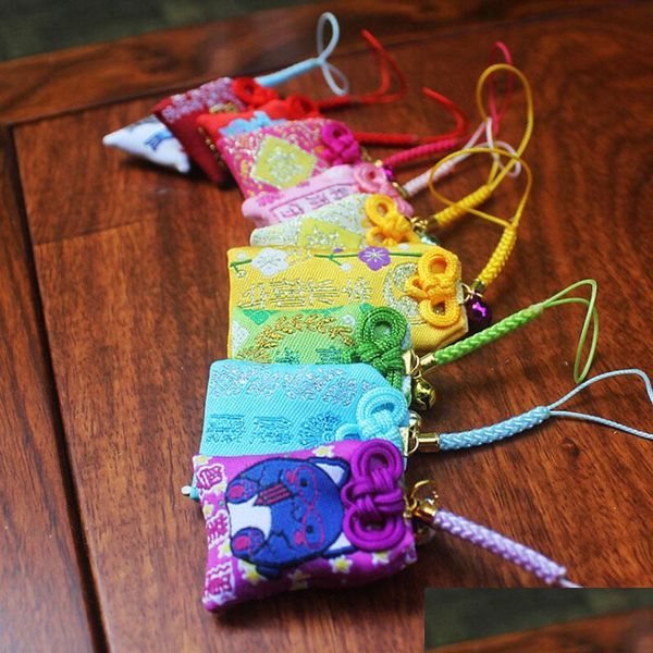 

1pcs traditional omamori fortune marriage love success in wok safety healthy good luck pendant keyring jllfkt sport777