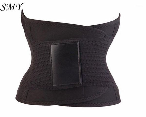 Atacado- Ajustável Apoio Elástico Cintura Belt Lumbar Back Suporte Exercício Cintos de Emagrecimento Correia Treinador de cintura para homens e mulheres1