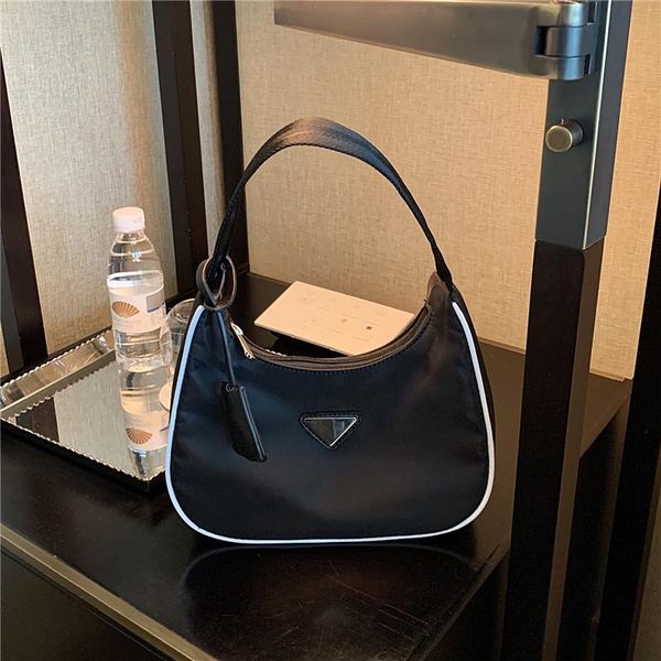 

nylon cloth baguette bag 2020 new grandma bag underarm female single shoulder purses and handbags luxury designer