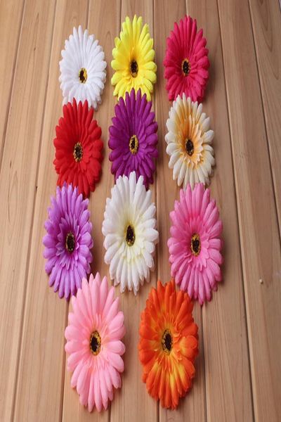 

50шт лот искусственные гербера цветок хризантемы головы шелковые лепестки для украшения венчания пляжа fun diy венок шелк цветы sqcmxn ppsho