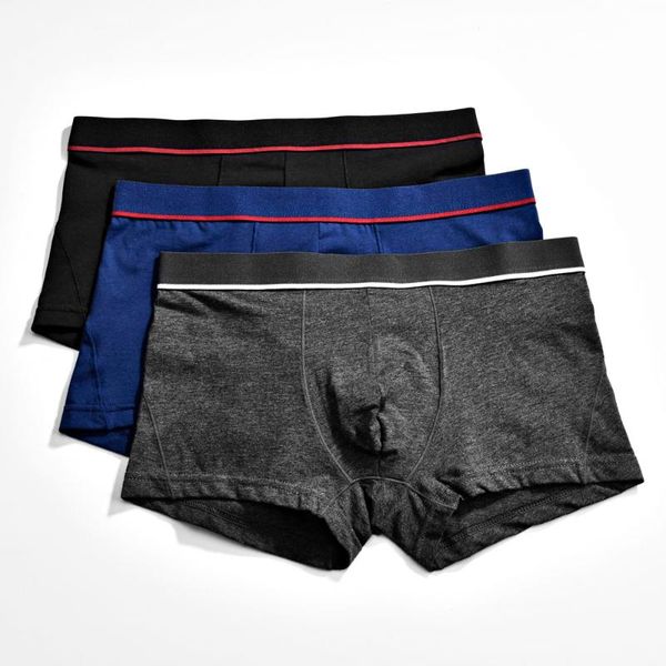 

underpants male cotton mid-rise seamless boyshort men's panties underwear men boxer shorts mix color 6pcs/lot -3xl c507, Black;white