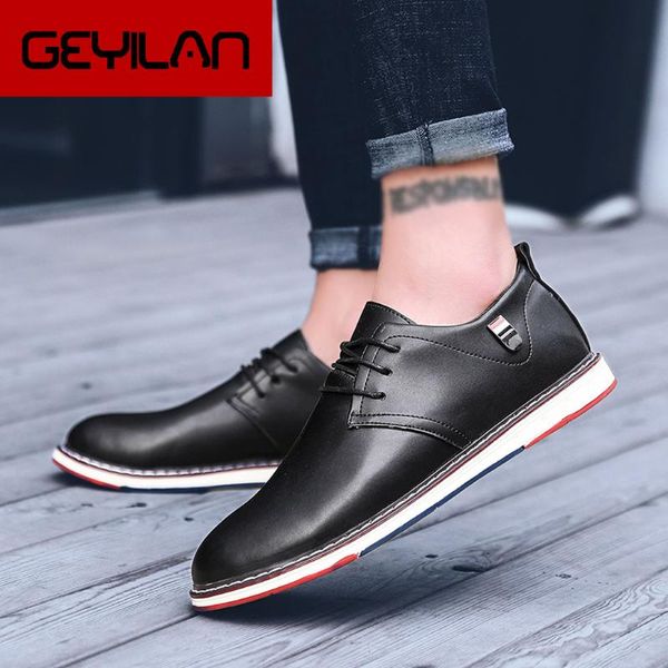 

luxury men leather shoes plus size dress shoes business black flats lace-up oxfords comfortable footwear sapato social masculino