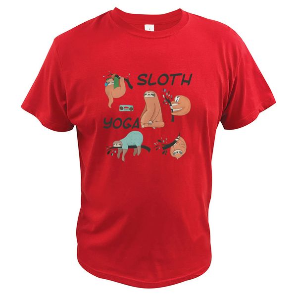 

лень йога тенниску смешной tshirt eu размер camiseta дышащий высокого качества tee top спорта толстовка с капюшоном толстовка