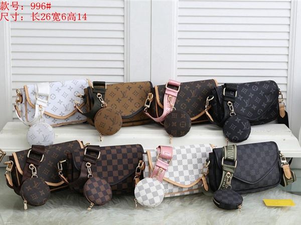 

2020 new 2 piece set tote clutch luxury designer handbag shoulder bags women messenger bag lv louis vuitton 6698