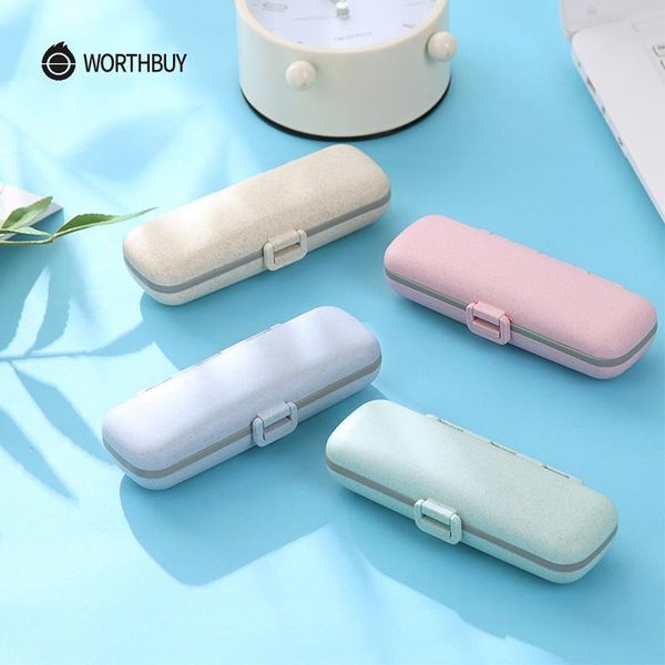

worthbuy straw portable medicine with organizer wheat pill container for travel compartments storage box kitchen bbyrmc lipper