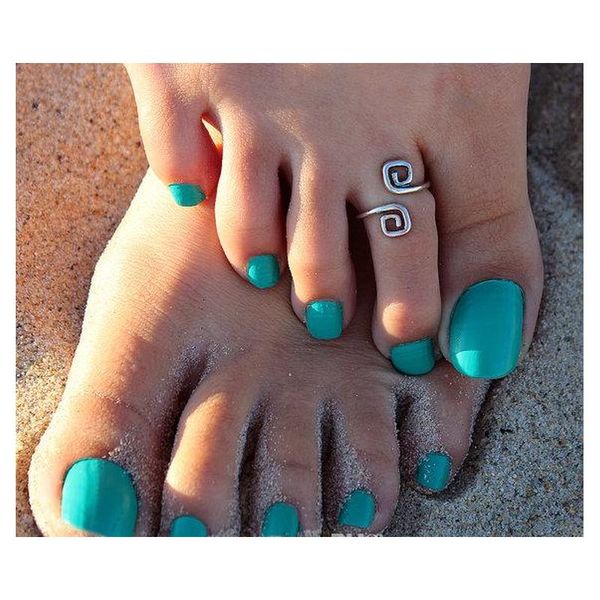 

beach fashion show retro style luck 8 words toe ring foot ring w sqcviu dh_seller2010, Silver