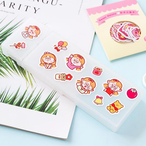 

40шт лот patterns симпатичные наклейки kawaii декоративные коллаж скрапбукинг альбом стикере школа канцелярские наклейки эстетическая bbyiqt