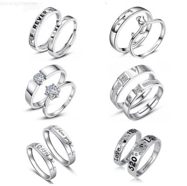 

high for lovers couple quality 23 styles rings 925 sterling silver fashion charm beautiful crystal stone wedding jewelry