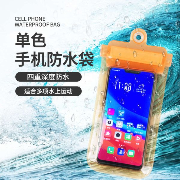 

wading fishing swimming rider sports outdoor pvc waterproof bag damp mobile phone cover