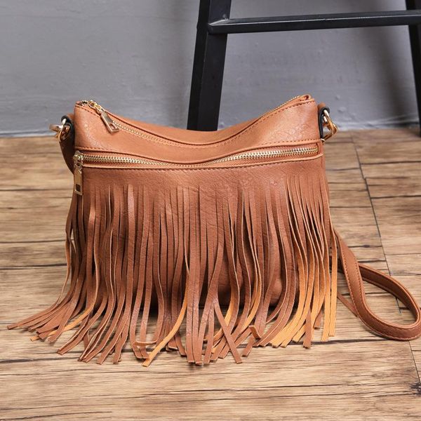 

bag new female bag tassel casual portable messenger shoulder small female purses and handbags hand