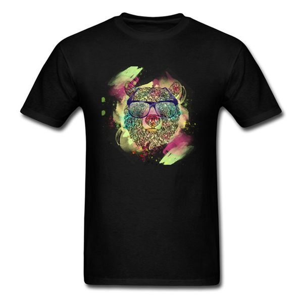 

comedy for youth round collar pure clothes cool dj bear with glasses summer hipster sport hooded sweatshirt hoodie men t shirt