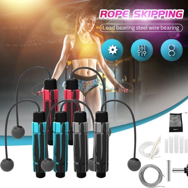 

jump ropes rope with heavy load skipping -ball bearings rapids speed cable1