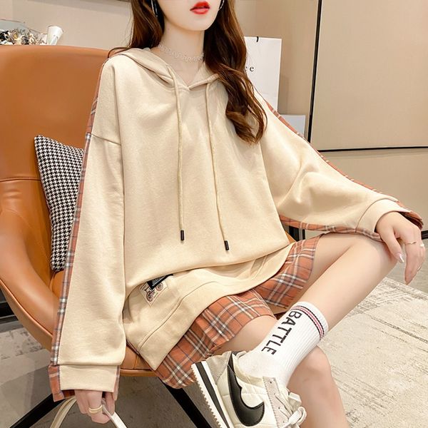 

tiktok clothes autumn dress 2020 new fashion and easy korean version ins two hat fake clothes. 70j4v, Black