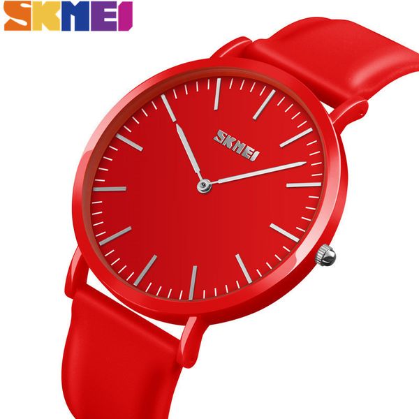 

skmei women's watches fashion quartz men couples watch sport clock casual time waterproof wrist watch women reloj mujer 9179 201119, Slivery;brown