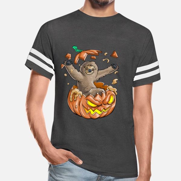 

sloth pumpkin halloween t shirt classic street o-neck tracksuit hoodie sweatshirt