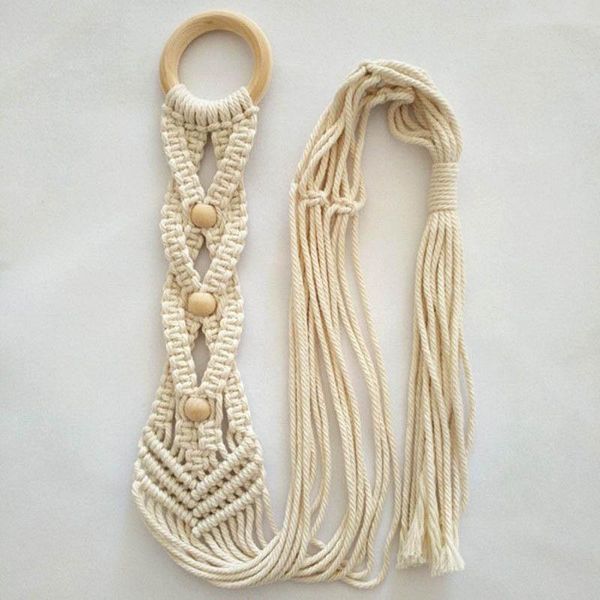 

planters & pots arrival 100% handmade linen pot trays for flower rope plant hanger