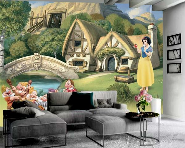 Fairy Tale 3D обои 3D фото обои домашнее декор крытый телевизор фон фон украшения стены роспись обои