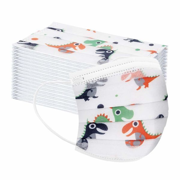 

3 face washable nose disposable layers filter mask for kids