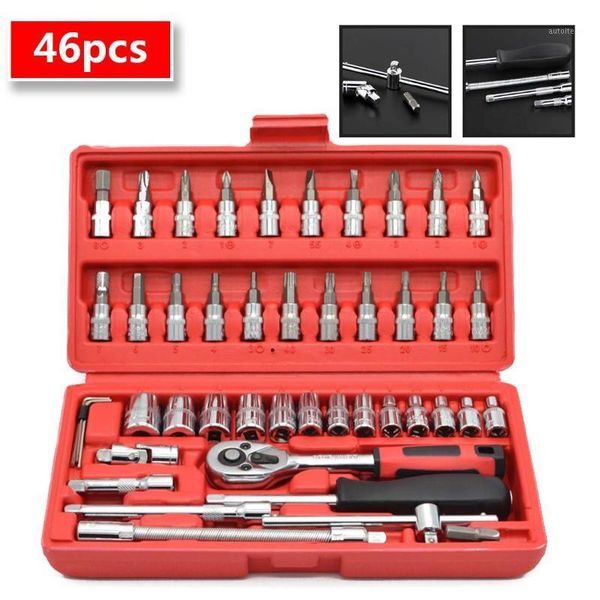 

socket wrench tools key hand tool set spanner wrench socket hand tools wrenches garage car wrenchs universal ratchet1
