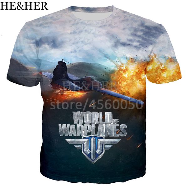 

new game world of warplanes men summer cool for 3d print shirts funny kawaii graphic men clothing