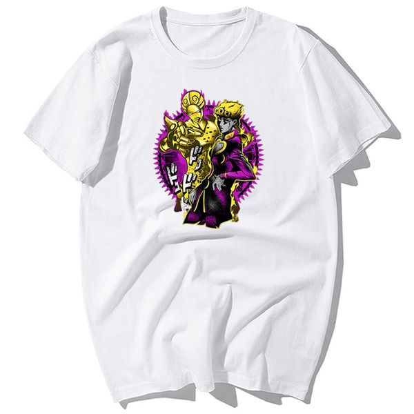 

cool japanese anime jojo's bizarre adventure summer 's causal short sleeve tshirt harajuku streetwear hooded sweatshirt hoodie men