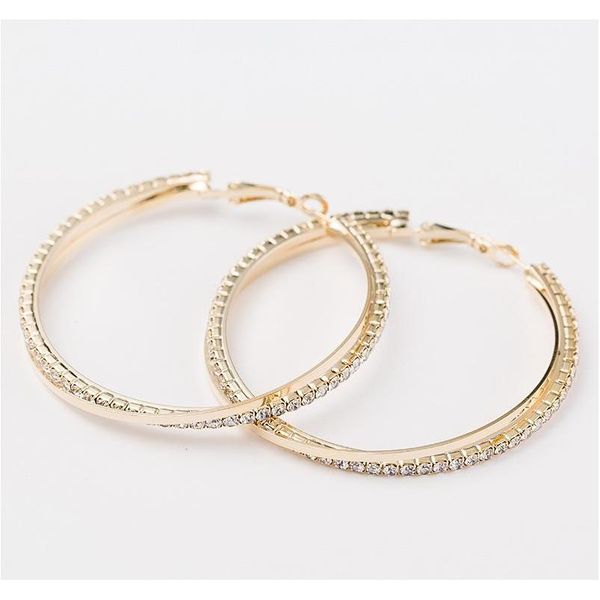 

the bride jewelry personality super big circles hoop earrings for women fashion gold-color jewelry bijoux trendy statement earrings uw1qt, Golden;silver