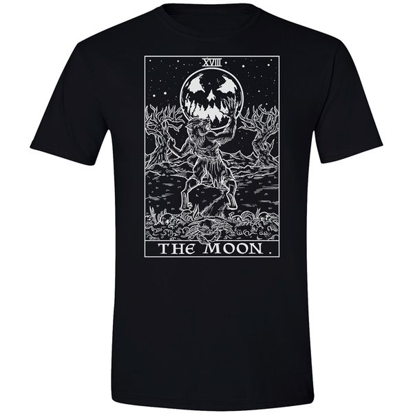 

halloween tarot cards t shirt werewolf goth clothes men gothic witch pagan wicca short-sleeved tee shirt sport hooded sweatshirt hoodie
