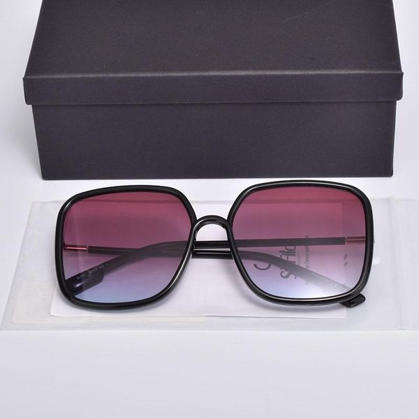 

High Quality Design SoStellairel Sunglasses Women Big Square Optical Eyeglasses Frames UV400 Glasses With Case, White;black